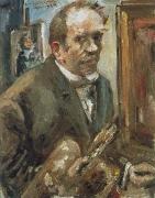 Lovis Corinth self portrait with palette oil painting picture wholesale